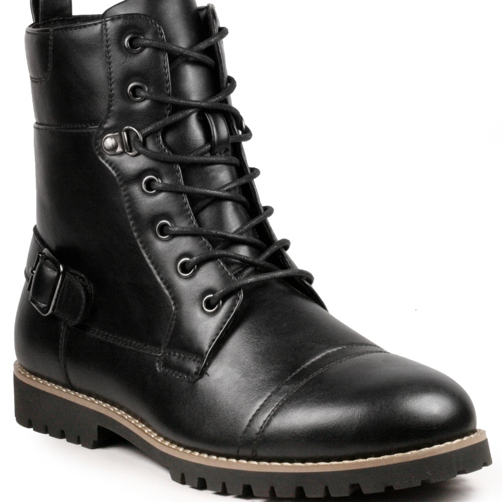 Metrocharm MC314 Black Men's Lace Up Oxford Boot